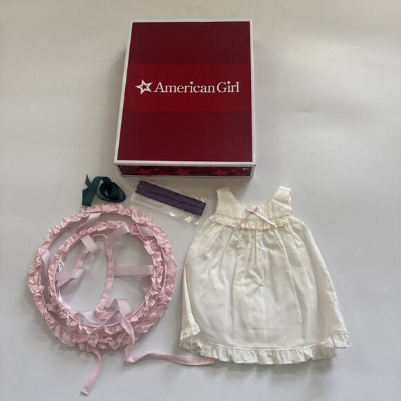 American Girl Doll Addy Cecile Marie Grace Hoop Skirt CRINOLINE CHEMISE Clothes - Picture 1 of 11